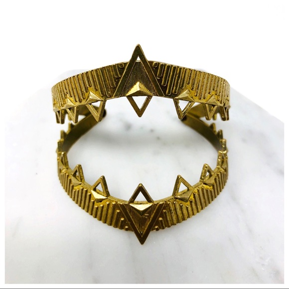House of Harlow 1960 Jewelry - House of Harlow Open Spiked Cuff NWOT
